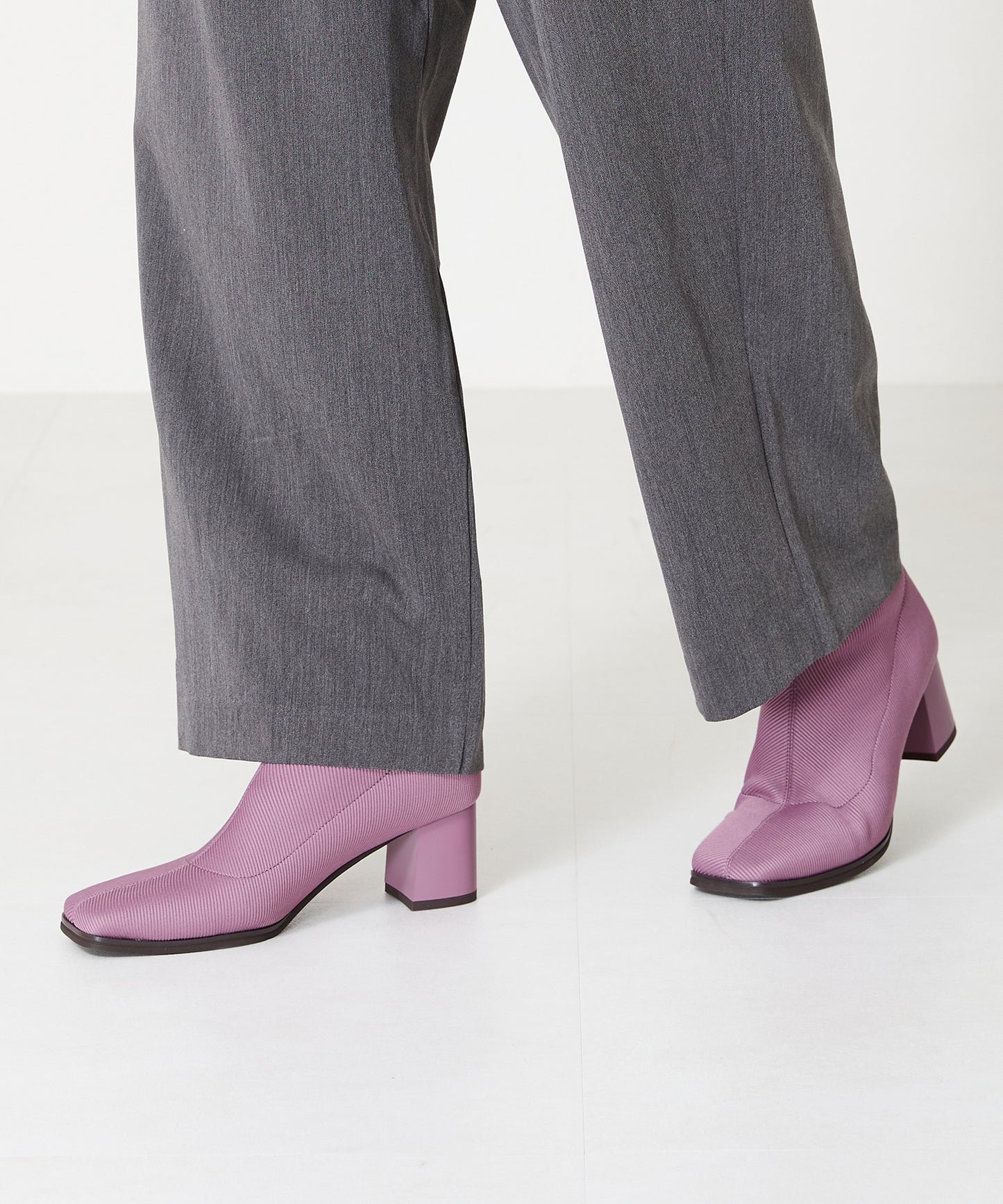 スクエアトゥニットブーツ/41407