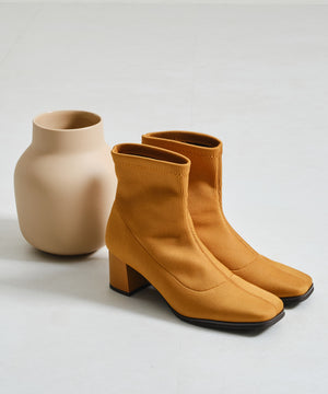 スクエアトゥニットブーツ/41407