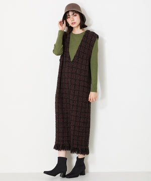 スクエアトゥニットブーツ/41407