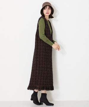 スクエアトゥニットブーツ/41407