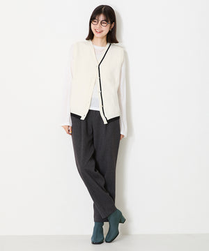 スクエアトゥニットブーツ/41407