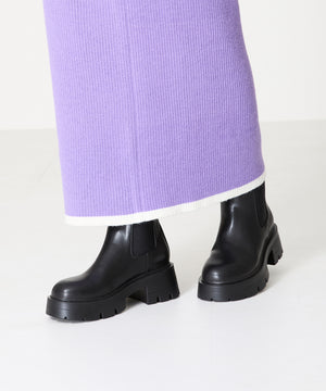 厚底ヒールサイドゴアブーツ/41410