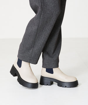 厚底ヒールサイドゴアブーツ/41410