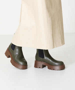 厚底ヒールサイドゴアブーツ/41410