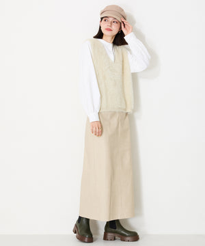 厚底ヒールサイドゴアブーツ/41410