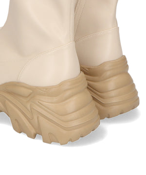 スニーカーソールショートブーツ/41412【ブラックのみ12月上旬発送予定】