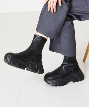 スニーカーソールショートブーツ/41412