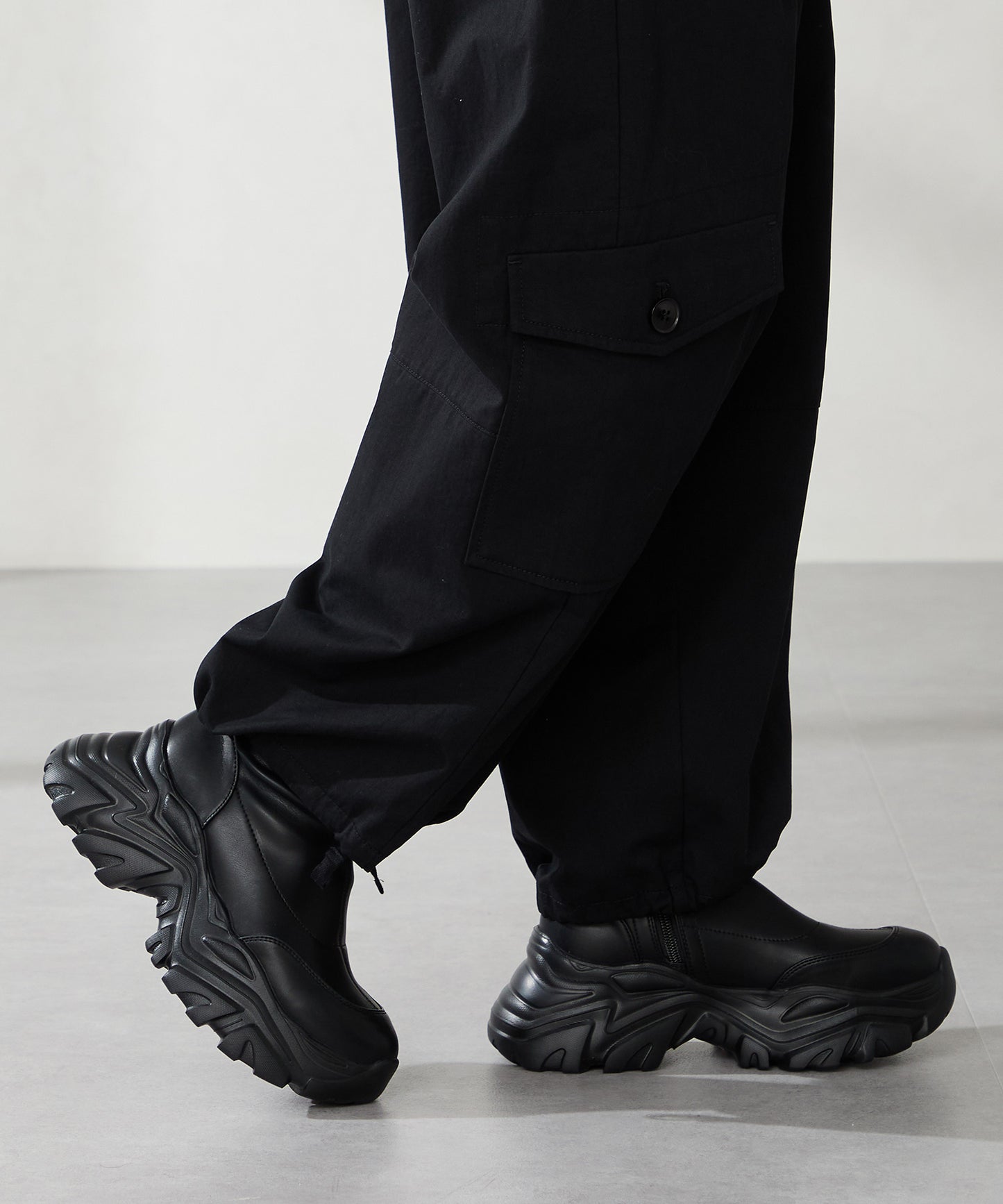 スニーカーソールショートブーツ/41412