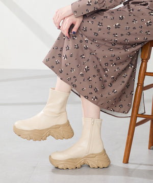 スニーカーソールショートブーツ/41412