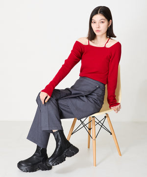 スニーカーソールショートブーツ/41412