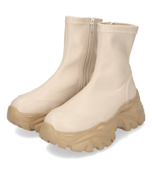 スニーカーソールショートブーツ/41412【ブラックのみ12月上旬発送予定】