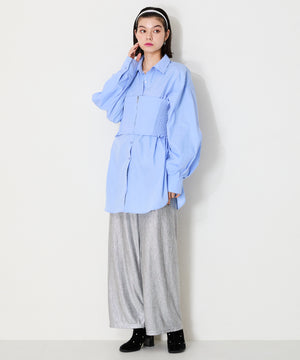 ビジュー×ラウンドトゥベロアブーツ/41418