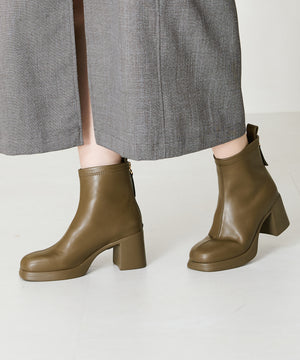 オブリークトゥバックジップブーツ/41420