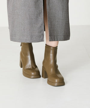 オブリークトゥバックジップブーツ/41420