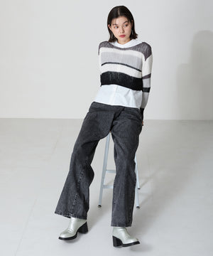 オブリークトゥバックジップブーツ/41420