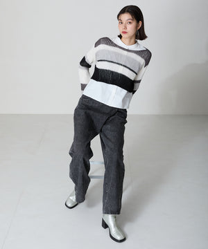 オブリークトゥバックジップブーツ/41420