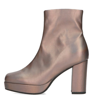 プラットフォームヒールショートブーツ/41422