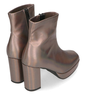 プラットフォームヒールショートブーツ/41422