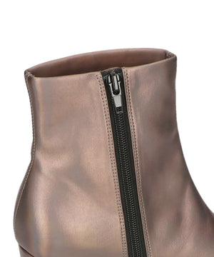 プラットフォームヒールショートブーツ/41422