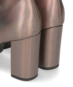 プラットフォームヒールショートブーツ/41422