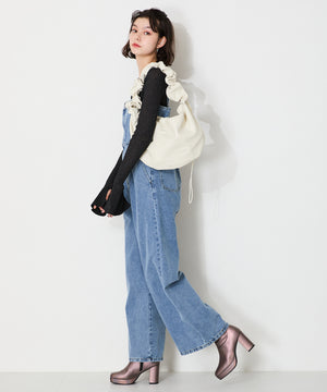 プラットフォームヒールショートブーツ/41422