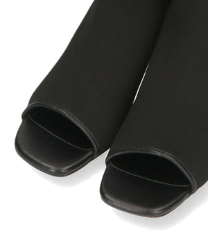 【WEB限定】オープントゥニットブーツ/41424