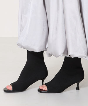 【WEB限定】オープントゥニットブーツ/41424