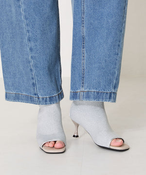 【WEB限定】オープントゥニットブーツ/41424