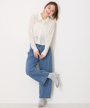 【WEB限定】オープントゥニットブーツ/41424