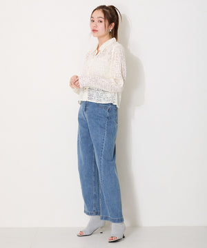 【WEB限定】オープントゥニットブーツ/41424