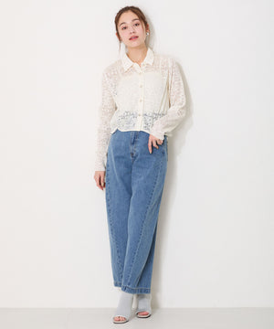 【WEB限定】オープントゥニットブーツ/41424