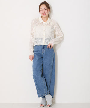 【WEB限定】オープントゥニットブーツ/41424