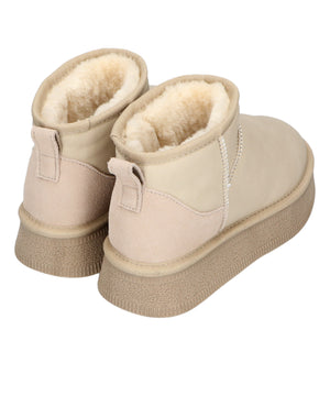 フレアソールムートンショートブーツ/41426