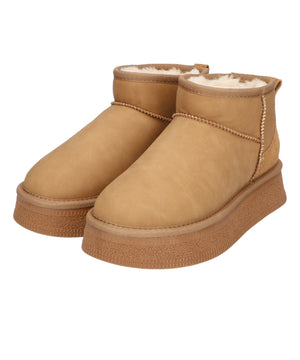 フレアソールムートンショートブーツ/41426