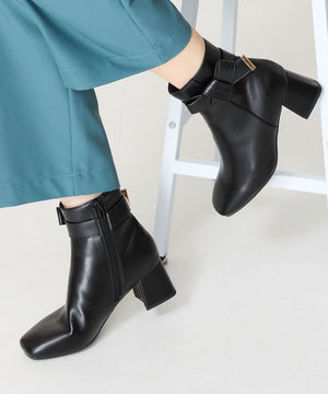 サイドリボンショートブーツ/41430