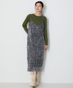 【WEB限定】ニットソックスレースアップブーツ/41431