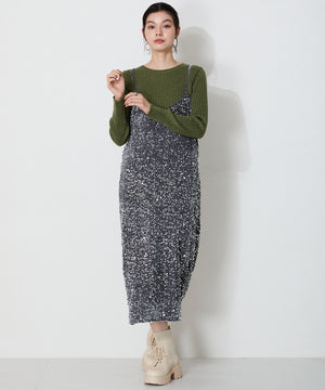 【WEB限定】ニットソックスレースアップブーツ/41431