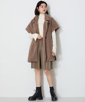 【WEB限定】ニットソックスレースアップブーツ/41431