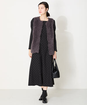 【WEB限定】パールモチーフニットドッキングショートブーツ/41435