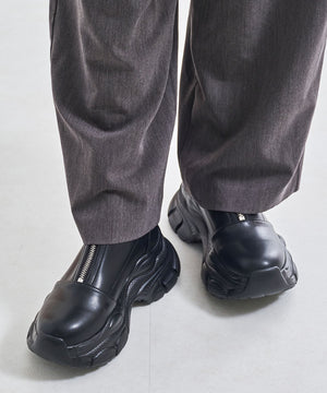 フロントジップスニーカーソールブーツ/41437