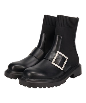 ビジューニットブーツ/41481