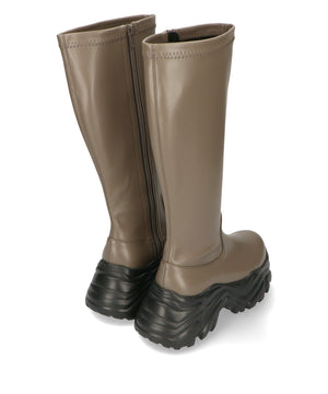 スニーカーソールロングブーツ/41503