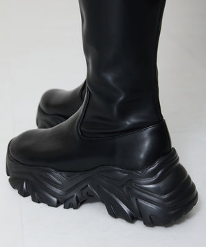 スニーカーソールロングブーツ/41503