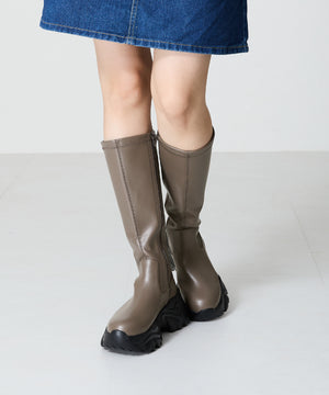 スニーカーソールロングブーツ/41503