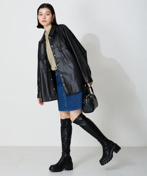 ストレッチニーハイブーツ/41505