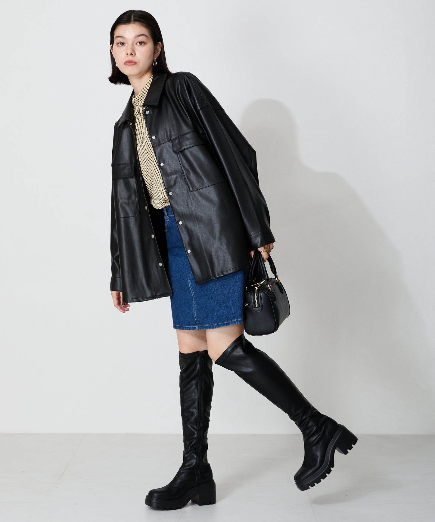 ストレッチニーハイブーツ/41505