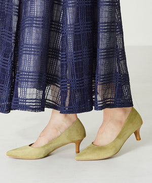 カラーソールポインテッドトゥパンプス/42103