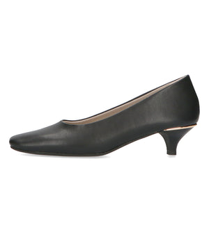 スクエアトゥラインヒールパンプス/42109