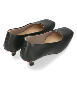 スクエアトゥラインヒールパンプス/42109