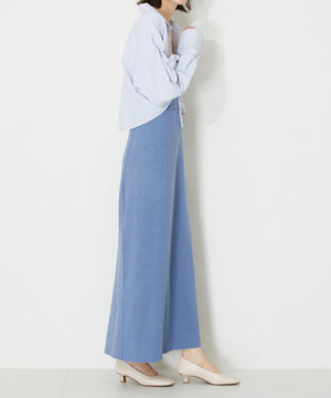 スクエアトゥラインヒールパンプス/42109